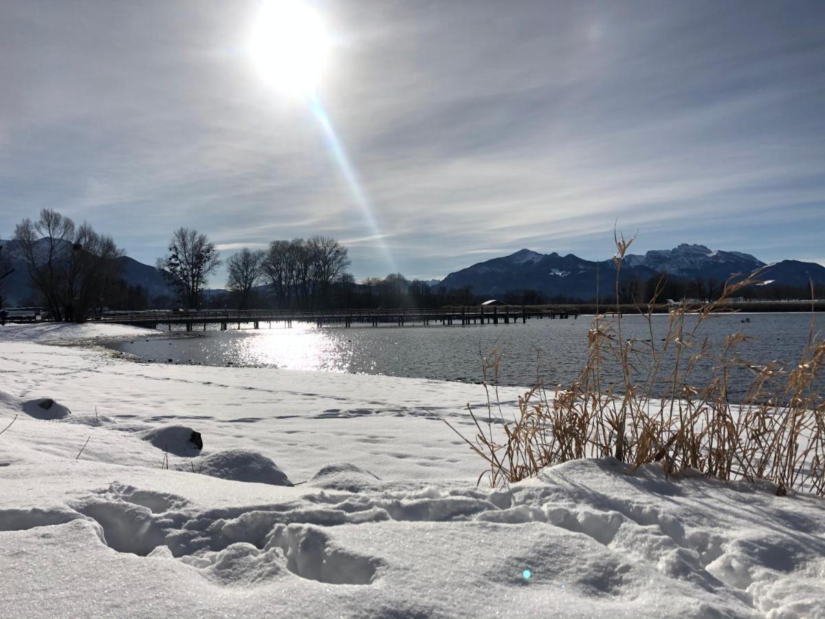 Ad Fontes Suite Mit Bergblick & Sauna Übersee エクステリア 写真